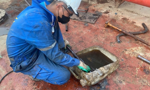 RENEW HYDRAULIC PIPES SYSTEM ON DECK