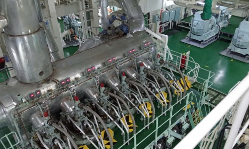 INSPECTION AND REPLACE M/E MAIN BEARING ON M/V XING FU HAI