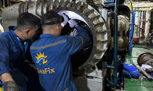 OVERHAUL TURBOCHARGER VTR 304-11 IN HA LONG, QUANG NINH