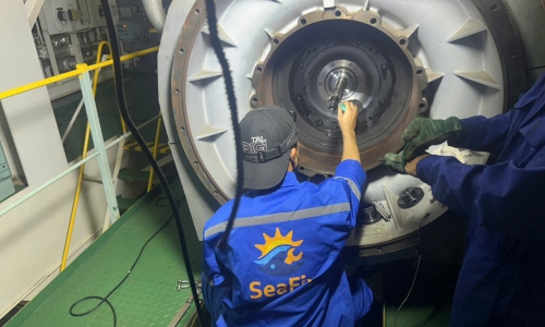 MAINTENANCE FOR M/E TURBOCHARGER MV UNITY POSEIDON HON GAI, QUANG NINH